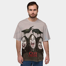 Футболка оверсайз мужская Ozzy Osbourne, цвет: 3D-принт — фото 2