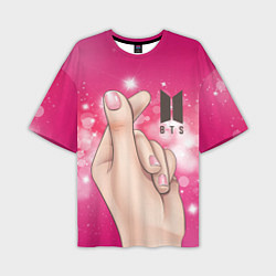 Футболка оверсайз мужская BTS БТС Z, цвет: 3D-принт
