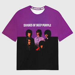 Футболка оверсайз мужская Shades of Deep Purple, цвет: 3D-принт