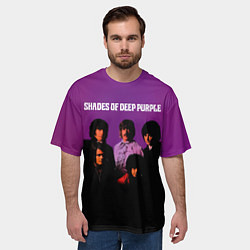 Футболка оверсайз мужская Shades of Deep Purple, цвет: 3D-принт — фото 2