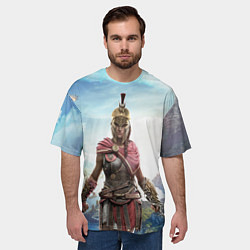 Футболка оверсайз мужская Воинственная Кассандра, цвет: 3D-принт — фото 2