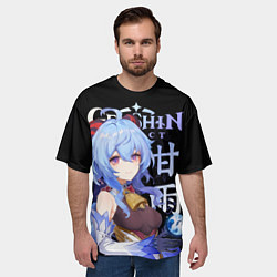 Футболка оверсайз мужская Гань Юй Genshin Impact, цвет: 3D-принт — фото 2