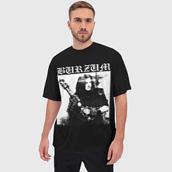 Футболка оверсайз мужская BURZUM Бурзум, цвет: 3D-принт — фото 2