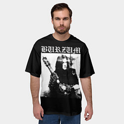 Футболка оверсайз мужская BURZUM Бурзум, цвет: 3D-принт — фото 2