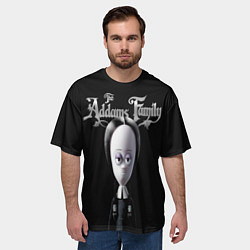 Футболка оверсайз мужская Семейка Аддамс Addams Family, цвет: 3D-принт — фото 2