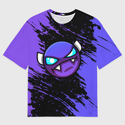 Мужская футболка оверсайз Geometry Dash