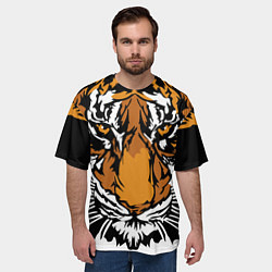 Футболка оверсайз мужская Взгляд хозяина джунглей, цвет: 3D-принт — фото 2