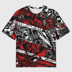 Мужская футболка оверсайз Оружейный барон