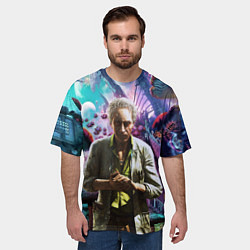 Футболка оверсайз мужская MushroomTrip, цвет: 3D-принт — фото 2