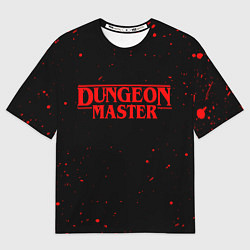 Футболка оверсайз мужская DUNGEON MASTER BLOOD ГАЧИМУЧИ, цвет: 3D-принт