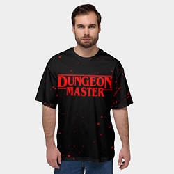 Футболка оверсайз мужская DUNGEON MASTER BLOOD ГАЧИМУЧИ, цвет: 3D-принт — фото 2