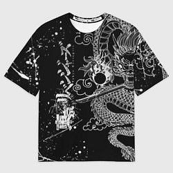 Мужская футболка оверсайз ТОКИЙСКИЕ МСТИТЕЛИ TOKYO REVENGERS ДРАКОН