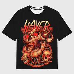 Футболка оверсайз мужская Slayer, Reign in Blood, цвет: 3D-принт