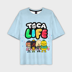 Футболка оверсайз мужская Toca Life: Logo, цвет: 3D-принт