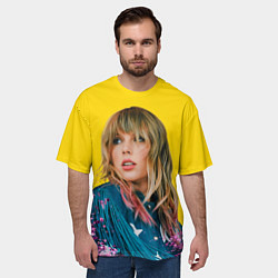 Футболка оверсайз мужская Красотка Тейлор, цвет: 3D-принт — фото 2