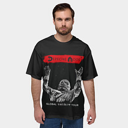 Футболка оверсайз мужская DM tour, цвет: 3D-принт — фото 2