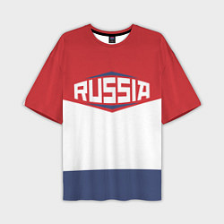Мужская футболка оверсайз Russia
