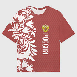 Футболка оверсайз мужская Сборная России, цвет: 3D-принт