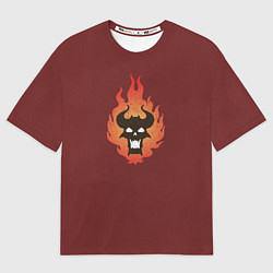 Мужская футболка оверсайз Несущие слово после Ереси цвет легиона