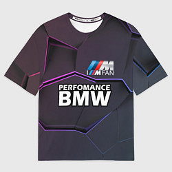 Футболка оверсайз мужская BMW Perfomance, цвет: 3D-принт