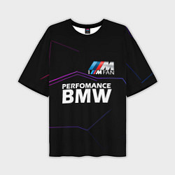 Футболка оверсайз мужская BMW фанат, цвет: 3D-принт