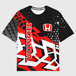Мужская футболка оверсайз Honda Хонда