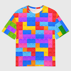 Футболка оверсайз мужская Лего-го, цвет: 3D-принт