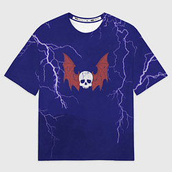 Мужская футболка оверсайз Повелители ночи до Ереси цвет легиона