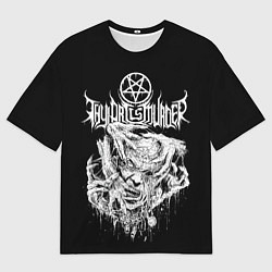 Футболка оверсайз мужская Thy Art Is Murder - Hate, цвет: 3D-принт