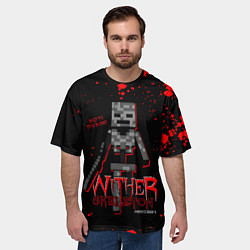 Футболка оверсайз мужская WITHER SKELETON, цвет: 3D-принт — фото 2
