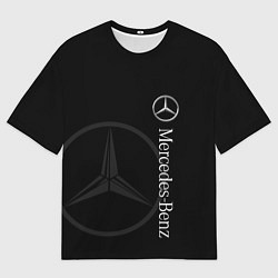 Мужская футболка оверсайз Логотип Мерседес