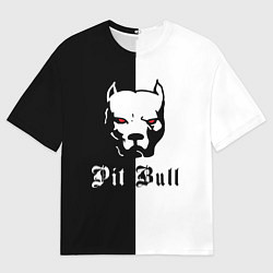 Мужская футболка оверсайз Pit Bull боец