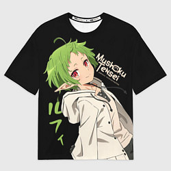 Футболка оверсайз мужская Реинкарнация безработного - Сильфи, цвет: 3D-принт