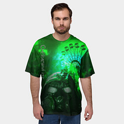 Футболка оверсайз мужская Chernobylite - Колесо обозрения, цвет: 3D-принт — фото 2