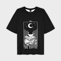 Футболка оверсайз мужская The Coffee Occult, цвет: 3D-принт