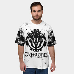 Футболка оверсайз мужская OVERLORD паттерн, цвет: 3D-принт — фото 2