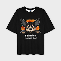 Футболка оверсайз мужская Чихуахуа Chihuahua, цвет: 3D-принт