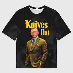 Футболка оверсайз мужская Достать ножи Knives Out, цвет: 3D-принт