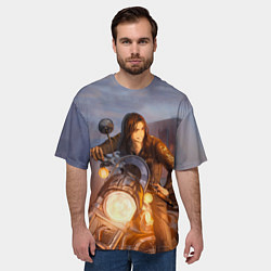 Футболка оверсайз мужская Кэйсукэ Бадзи, Токийские мстители, цвет: 3D-принт — фото 2