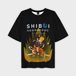 Футболка оверсайз мужская Гоку со штангой, Dragon ball, цвет: 3D-принт