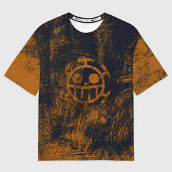 Мужская футболка оверсайз Пираты сердца из Ван Пис