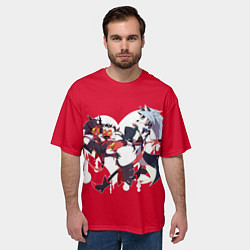 Футболка оверсайз мужская Адский босс Helluva Boss, цвет: 3D-принт — фото 2