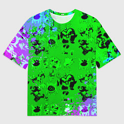Футболка оверсайз мужская Монстрыmonsters, цвет: 3D-принт