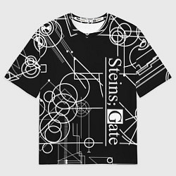 Мужская футболка оверсайз SteinsGate Врата Штейна