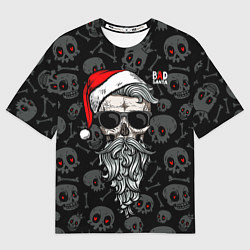 Футболка оверсайз мужская Santa from Hell, цвет: 3D-принт