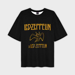 Футболка оверсайз мужская Led Zeppelin x Led Zeppelin, цвет: 3D-принт