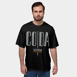 Футболка оверсайз мужская Coda - Led Zeppelin, цвет: 3D-принт — фото 2