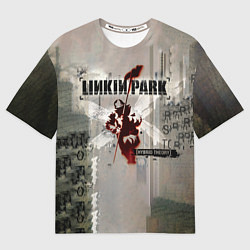 Мужская футболка оверсайз Hybrid Theory Live Around The World - Linkin Park
