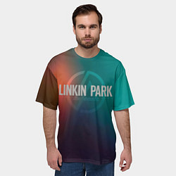 Футболка оверсайз мужская Studio Collection - Linkin Park, цвет: 3D-принт — фото 2
