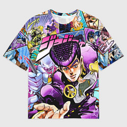 Футболка оверсайз мужская JoJos Bizarre Adventure: Josuke, цвет: 3D-принт